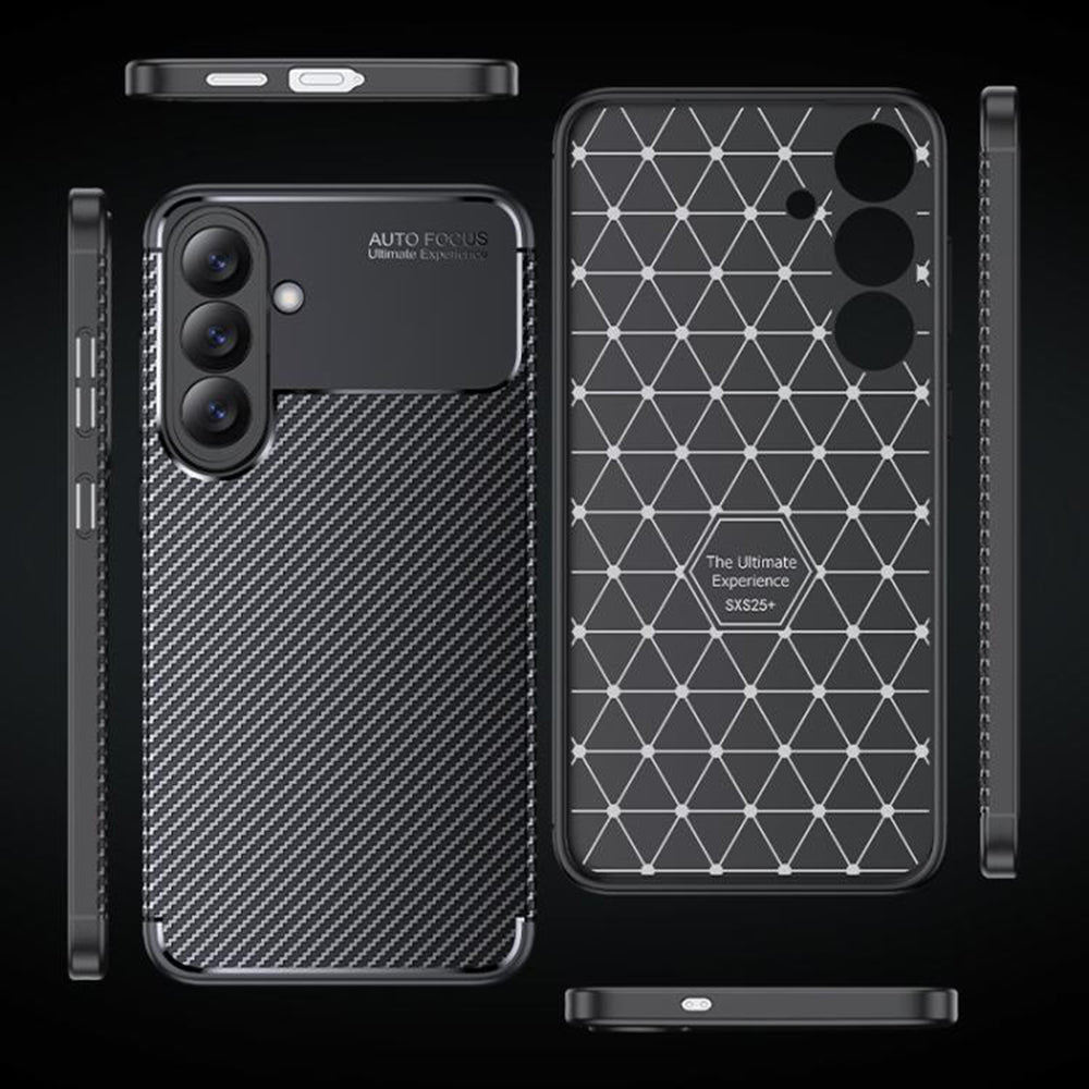 Capa para Samsung Galaxy A27 5G, Techsuit, CarbonFiber, Preta