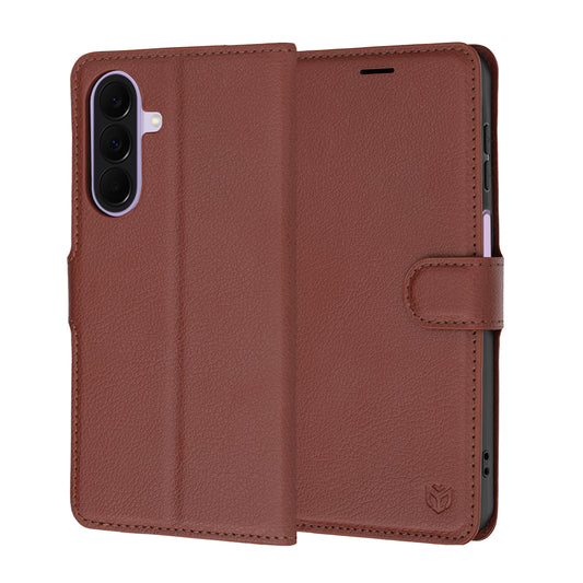 Capa para Samsung Galaxy A27 5G, Techsuit, Leather Folio, Castanha