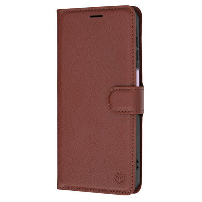 Capa para Samsung Galaxy A27 5G, Techsuit, Leather Folio, Castanha