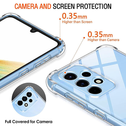 Capa para Samsung Galaxy A33 5G A336, Techsuit, Shockproof Clear, Transparente