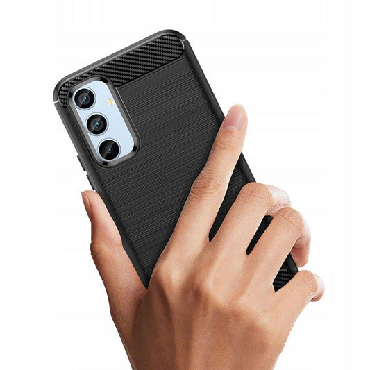 Capa para Samsung Galaxy A34 A346, Techsuit, Carbono, Preta
