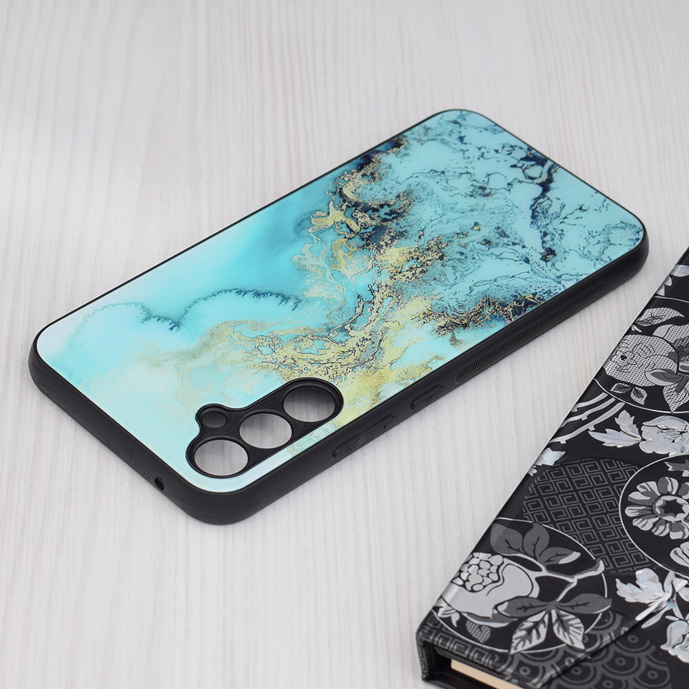 Capa para Samsung Galaxy A34 A346, Techsuit, Glaze, Azul