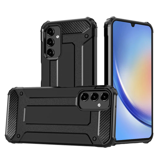 Capa para Samsung Galaxy A34 A346, Techsuit, Hybrid Armor, Preta