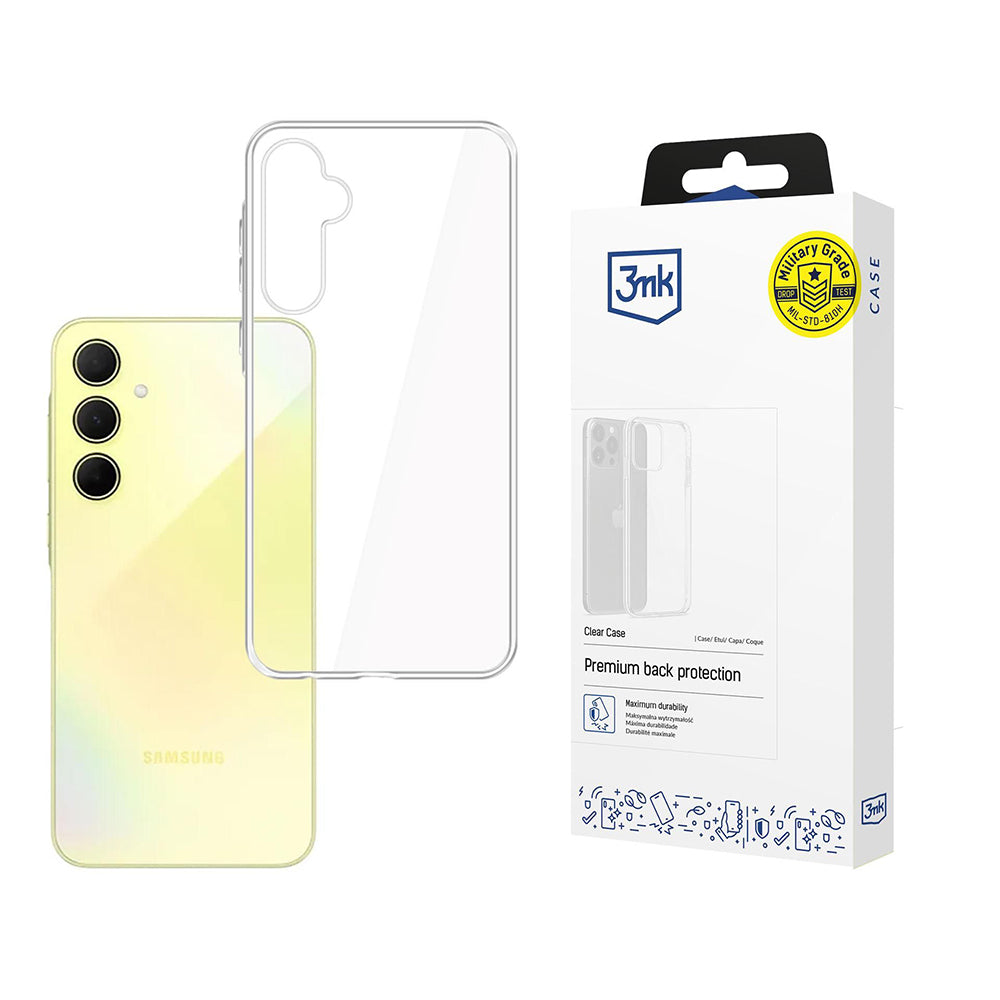 Capa para Samsung Galaxy A35 5G A356, 3MK, Clear, Transparente