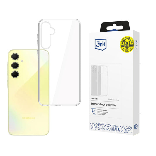 Capa para Samsung Galaxy A35 5G A356, 3MK, Clear, Transparente
