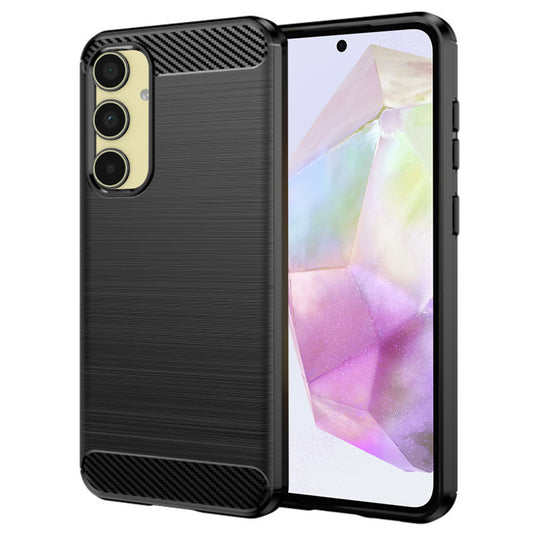 Capa para Samsung Galaxy A35 5G A356, Techsuit, Carbono, Preta