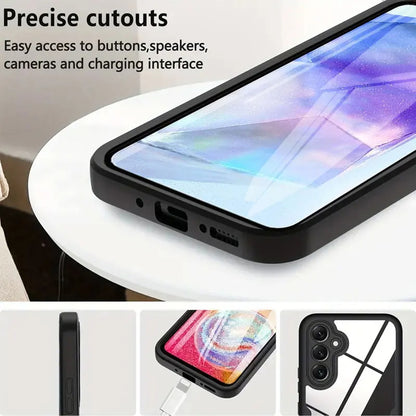 Capa para Samsung Galaxy A35 5G A356, Techsuit, ColorVerse 360, Preta