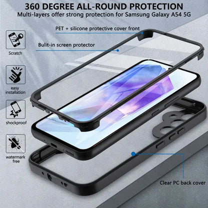 Capa para Samsung Galaxy A35 5G A356, Techsuit, ColorVerse 360, Preta