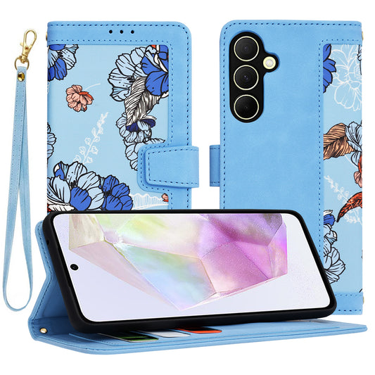 Capa para Samsung Galaxy A35 5G A356, Techsuit, FlipCraft, Azul