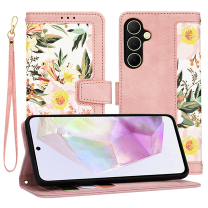 Capa para Samsung Galaxy A35 5G A356, Techsuit, FlipCraft, Rosa