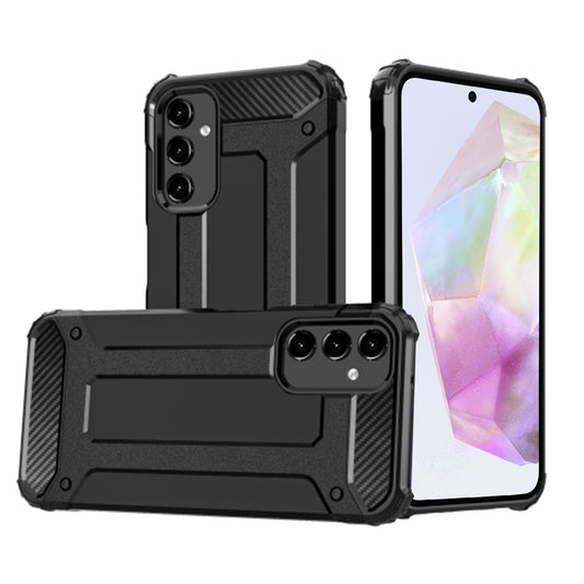 Capa para Samsung Galaxy A35 5G A356, Techsuit, Hybrid Armor, Preta