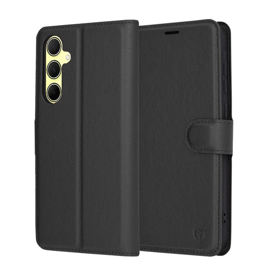 Capa para Samsung Galaxy A35 5G A356, Techsuit, Leather Folio, Preta