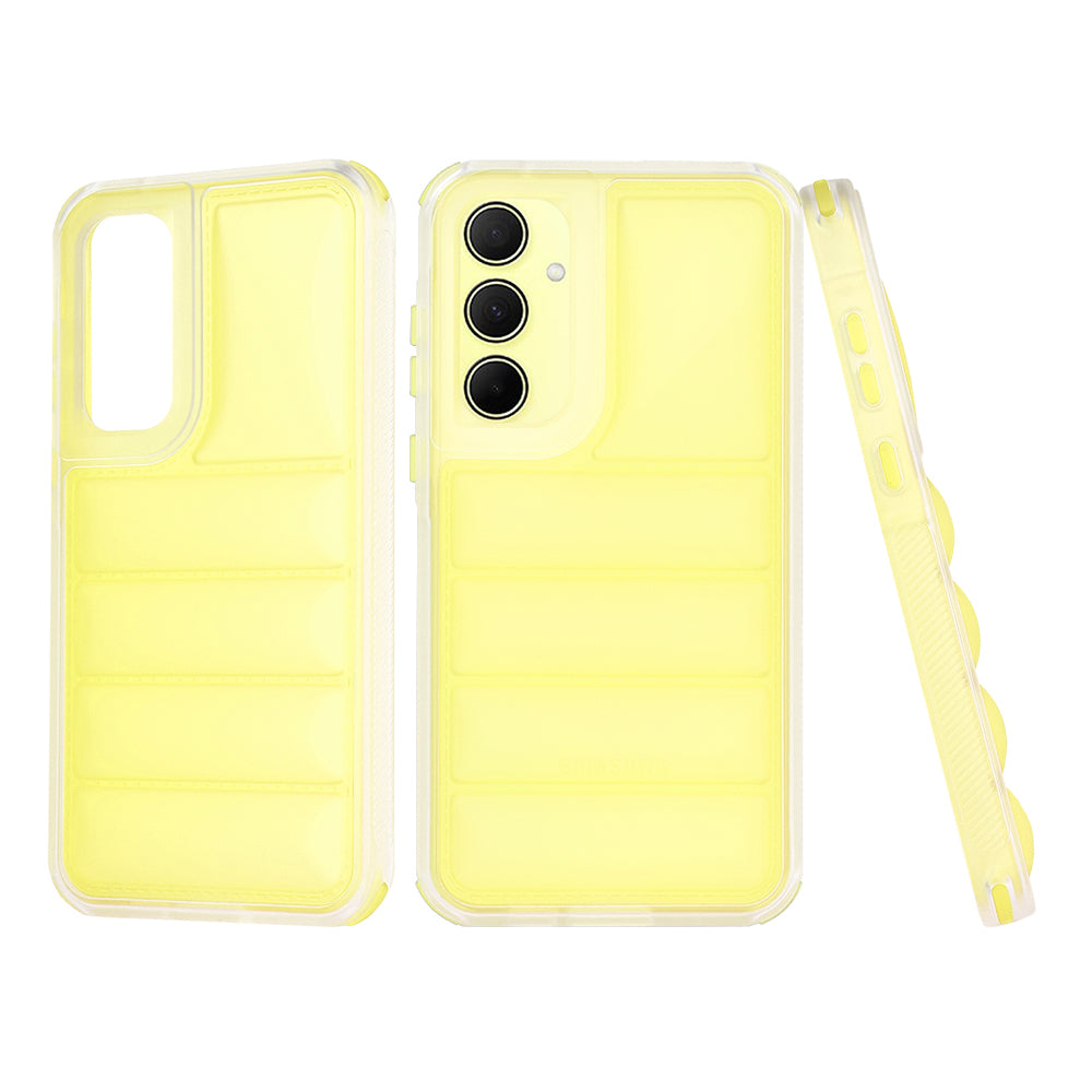 Capa para Samsung Galaxy A35 5G A356, Techsuit, Wave Shield, Amarela