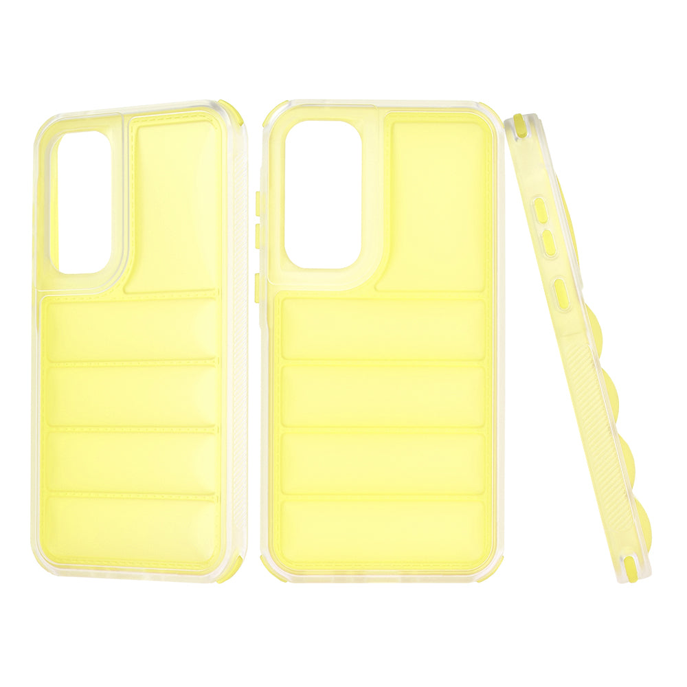 Capa para Samsung Galaxy A35 5G A356, Techsuit, Wave Shield, Amarela