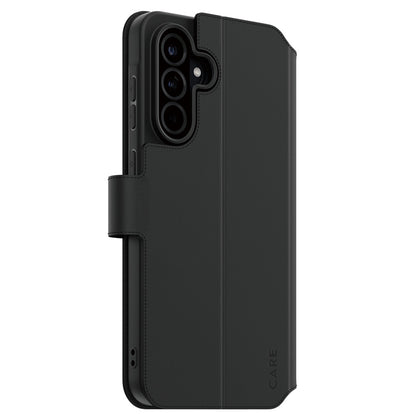 Capa para Samsung Galaxy A36 A366, PanzerGlass, com Suporte Kickstand Wallet, Preta