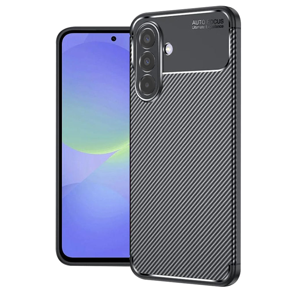 Capa para Samsung Galaxy A36 A366, Techsuit, Fibra de Carbon, Preta