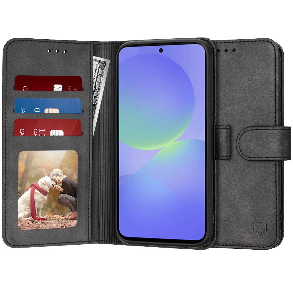 Capa para Samsung Galaxy A36 A366, Techsuit, Diary Book, Preta