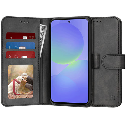 Capa para Samsung Galaxy A36 A366, Techsuit, Diary Book, Preta