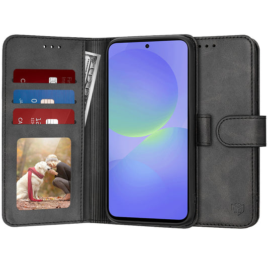 Capa para Samsung Galaxy A36 A366, Techsuit, Diary Book, Preta