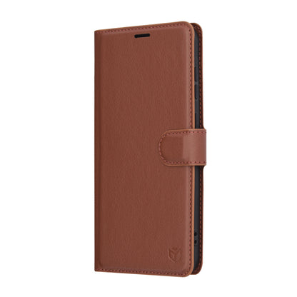 Capa para Samsung Galaxy A36 A366, Techsuit, Leather Folio, Castanha