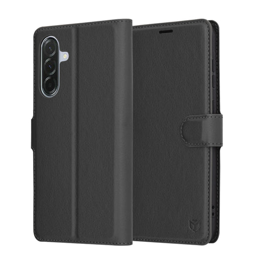 Capa para Samsung Galaxy A36 A366, Techsuit, Leather Folio, Preta