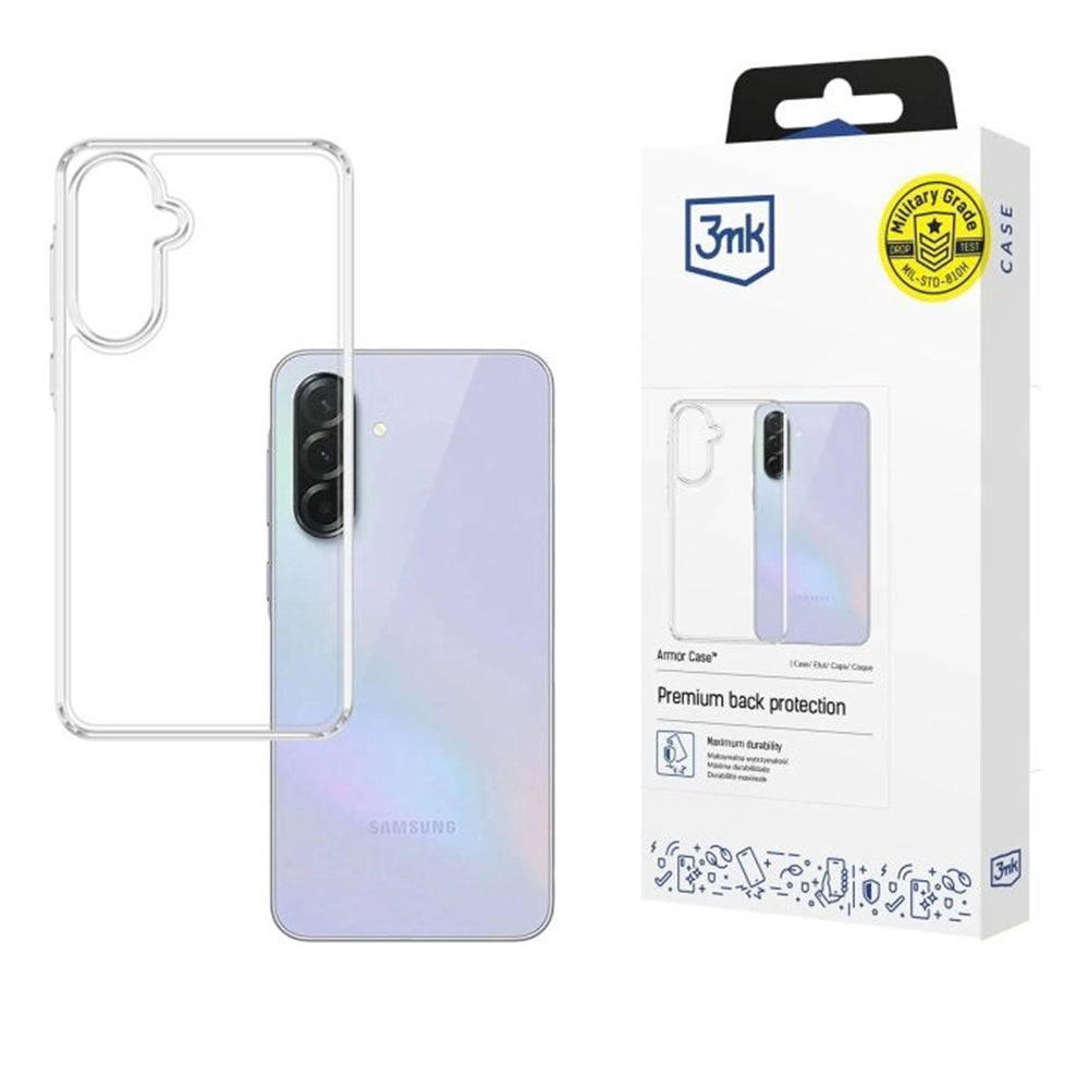 Capa para Samsung Galaxy A37 5G, 3MK, Armor, Transparente