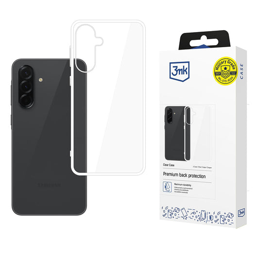Capa para Samsung Galaxy A37 5G, 3MK, Clear, Transparente