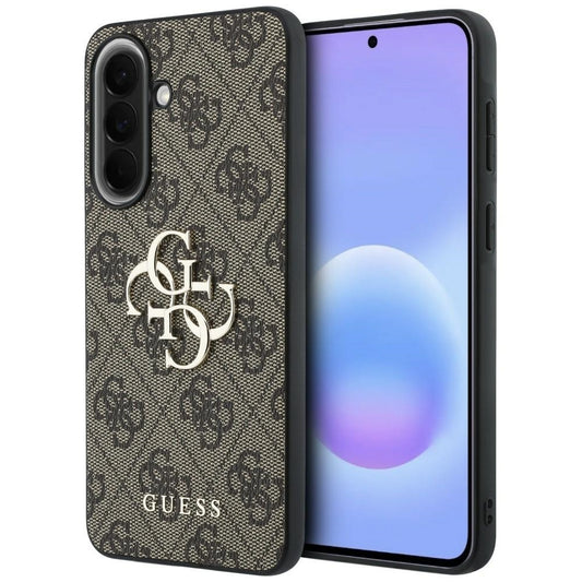 Capa para Samsung Galaxy A37 5G, Guess, 4G Big Logo, Castanha
