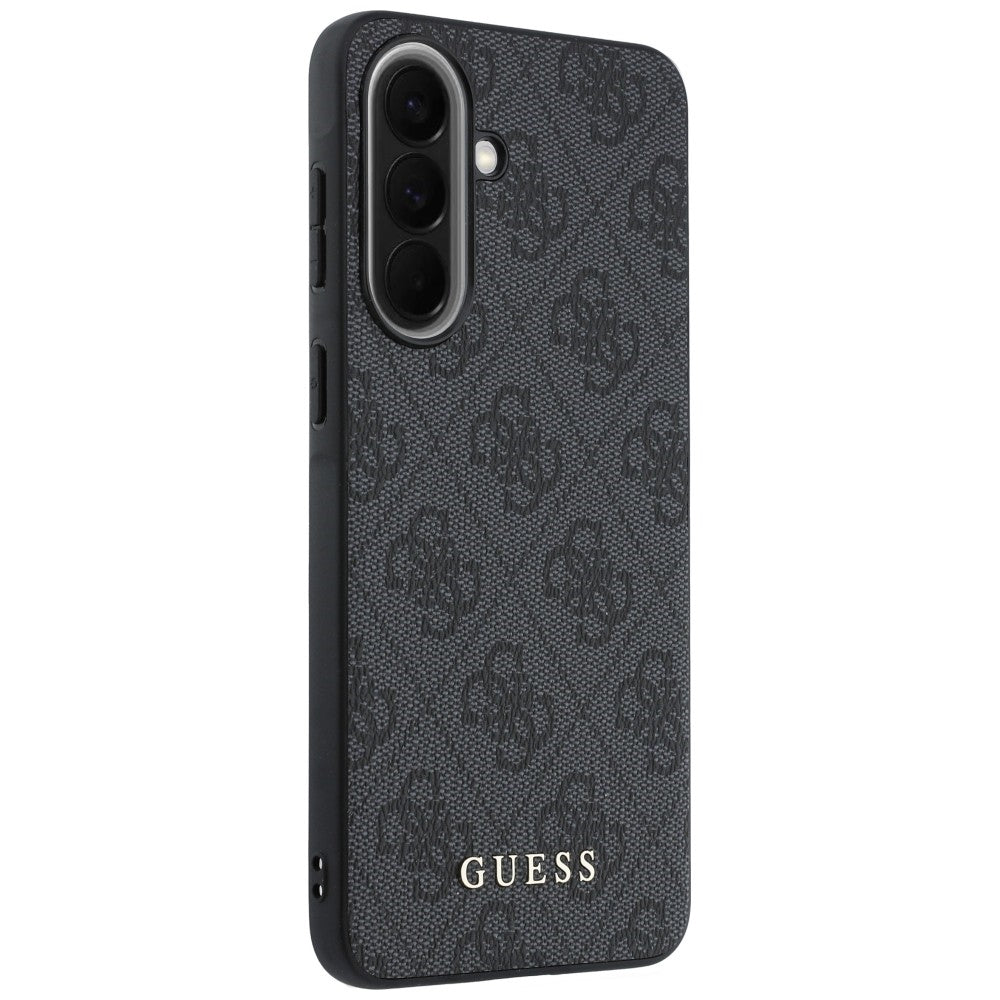Capa para Samsung Galaxy A37 5G, Guess, 4G Classic Logo Charm, Preta