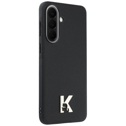 Capa para Samsung Galaxy A37 5G, Karl Lagerfeld, Logótipo Karl Head, Preta
