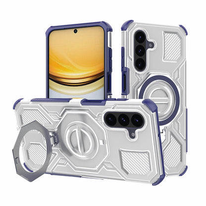 Capa para Samsung Galaxy A37 5G, Techsuit, Carbon Shield Pro, Azul.