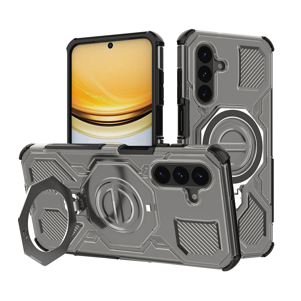 Capa para Samsung Galaxy A37 5G, Techsuit, Carbon Shield Pro, Fumê