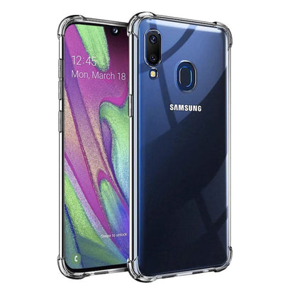 Capa para Samsung Galaxy A40 A405, Techsuit, Shockproof Clear, Transparente