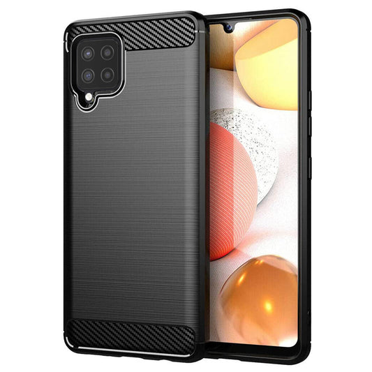 Capa para Samsung Galaxy A42 5G A426, Techsuit, Carbono, Preta