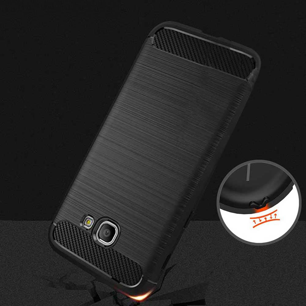 Capa para Samsung Galaxy A5 (2017) A520, Techsuit, Carbono, Preta