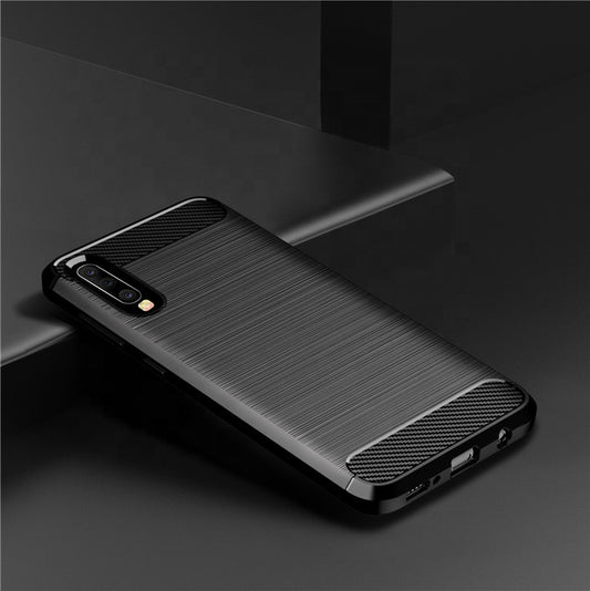 Capa para Samsung Galaxy A50s A507 / A30s A307 / A50 A505, Techsuit, Carbono, Preta