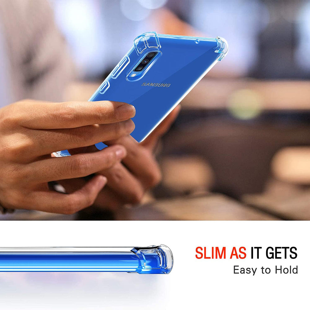 Capa para Samsung Galaxy A50s A507 / A30s A307 / A50 A505, Techsuit, Transparente à prova de choque, Transparente