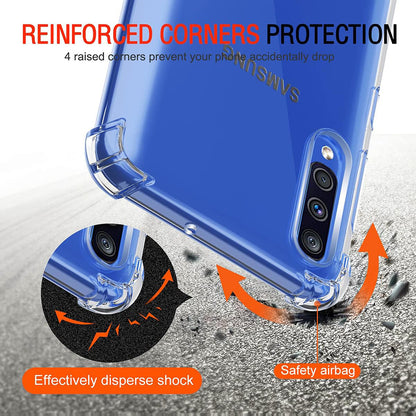 Capa para Samsung Galaxy A50s A507 / A30s A307 / A50 A505, Techsuit, Transparente à prova de choque, Transparente