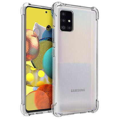 Capa para Samsung Galaxy A51 A515, Techsuit, Shockproof Clear, Transparente