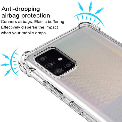 Capa para Samsung Galaxy A51 A515, Techsuit, Shockproof Clear, Transparente