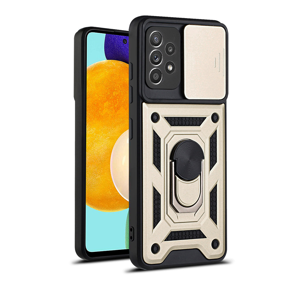 Capa para Samsung Galaxy A52s 5G A528 / A52 5G A526 / A52 A525, Techsuit, CamShield, Dourada