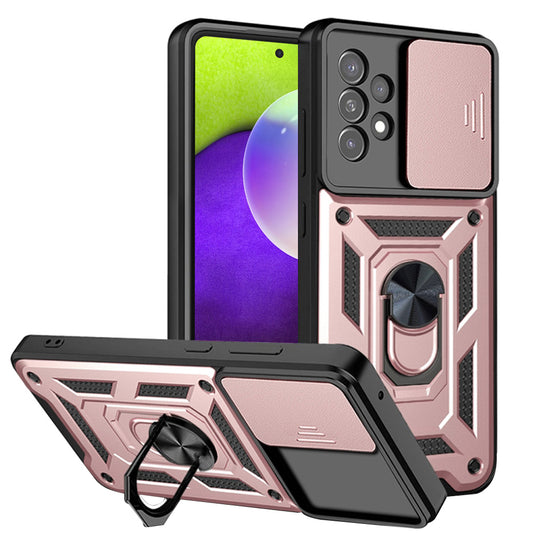 Capa para Samsung Galaxy A52s 5G A528 / A52 5G A526 / A52 A525, Techsuit, CamShield, Rosa