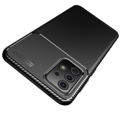 Capa para Samsung Galaxy A52s 5G A528 / A52 5G A526 / A52 A525, Techsuit, CarbonFiber, Preta