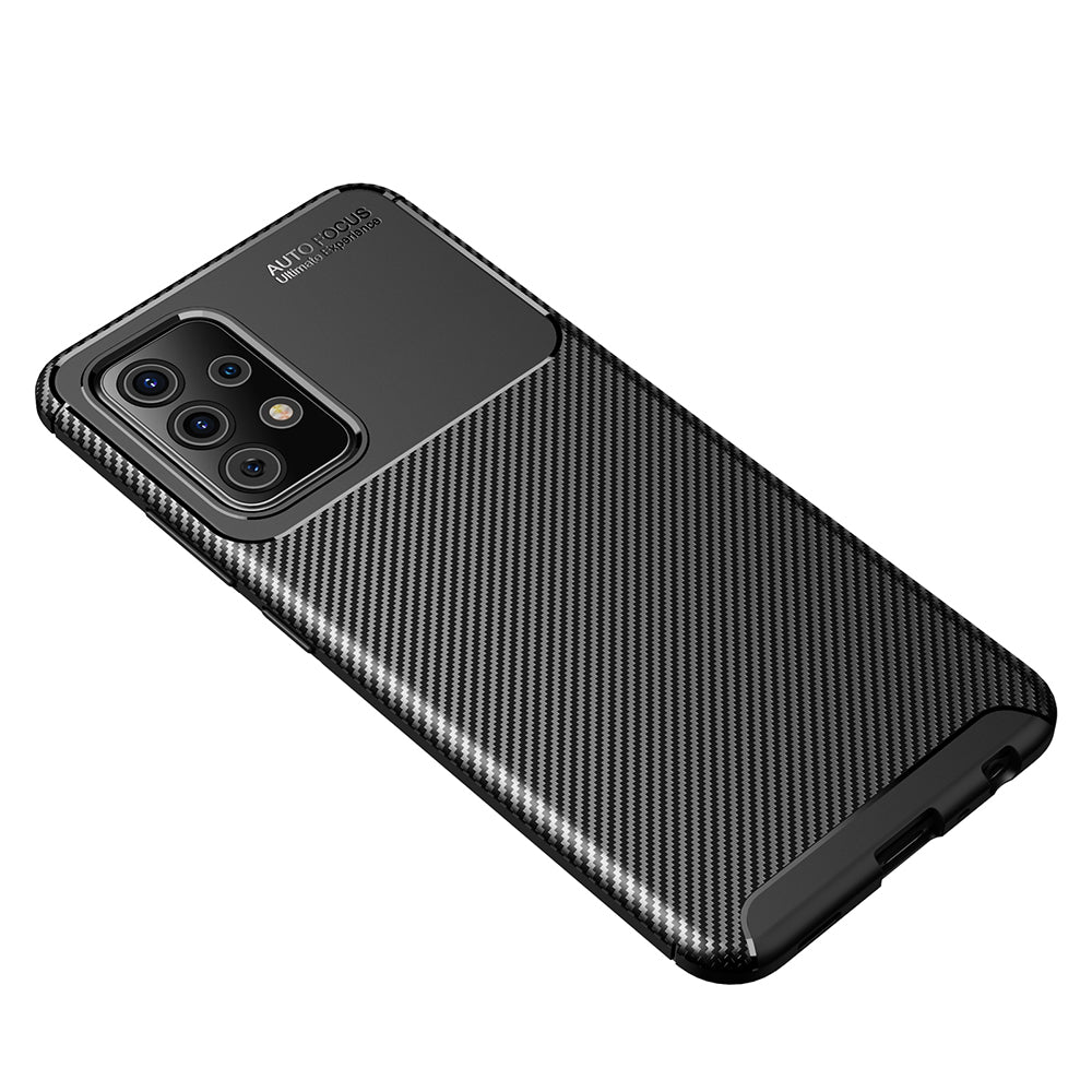 Capa para Samsung Galaxy A52s 5G A528 / A52 5G A526 / A52 A525, Techsuit, CarbonFiber, Preta