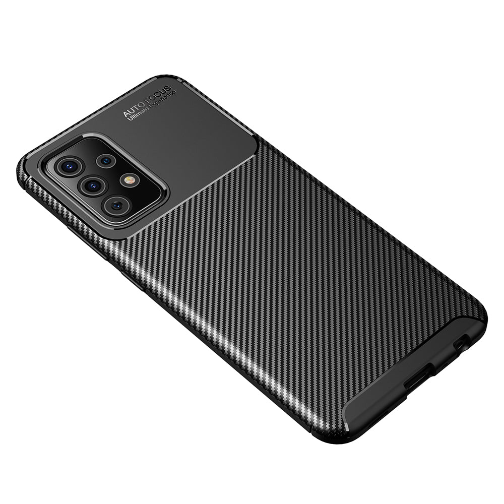 Capa para Samsung Galaxy A52s 5G A528 / A52 5G A526 / A52 A525, Techsuit, CarbonFiber, Preta