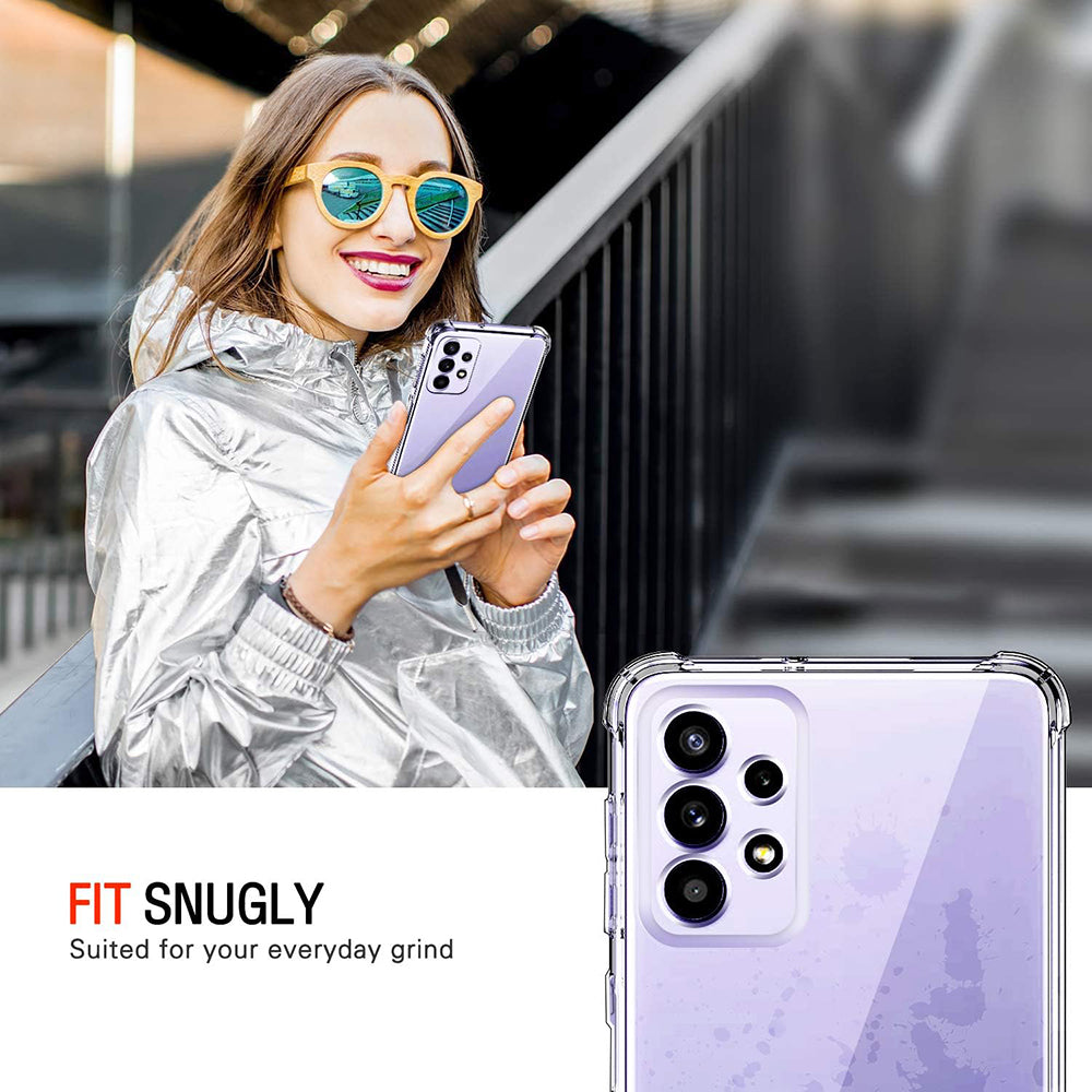 Capa para Samsung Galaxy A52s 5G A528 / A52 5G A526 / A52 A525, Techsuit, Transparente Antichoque, Transparente