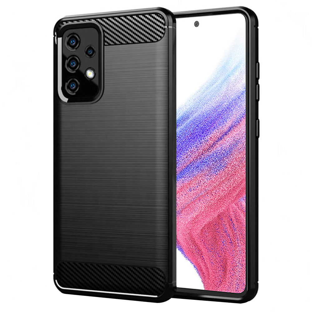 Capa para Samsung Galaxy A53 5G A536, Techsuit, Carbono, Preta