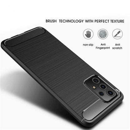 Capa para Samsung Galaxy A53 5G A536, Techsuit, Carbono, Preta