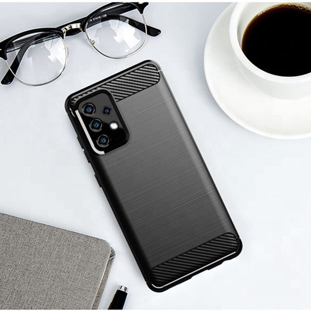 Capa para Samsung Galaxy A53 5G A536, Techsuit, Carbono, Preta
