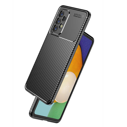 Capa para Samsung Galaxy A53 5G A536, Techsuit, CarbonFiber, Preta